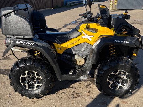 2013 BRP Can-Am Outlander X MR 650, жёлтый, 735000 рублей, вид 5