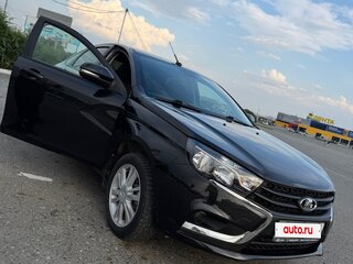 2018 Lada (ВАЗ) Vesta I, чёрный, 1200000 рублей, вид 2