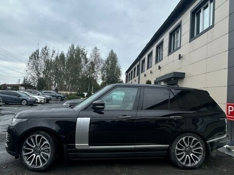 2021 Land Rover Range Rover IV Рестайлинг, чёрный, 7700000 рублей, вид 4