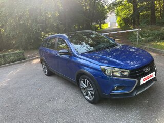 2021 Lada (ВАЗ) Vesta SW I, синий, 1490000 рублей, вид 3