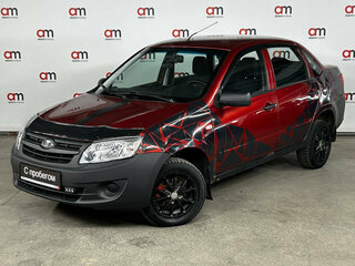 2017 Lada (ВАЗ) Granta I, красный, 215000 рублей, вид 3