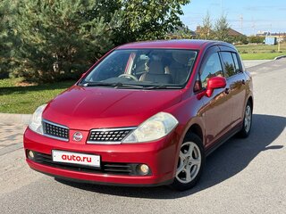 2005 Nissan Tiida I, красный, 599000 рублей, вид 3