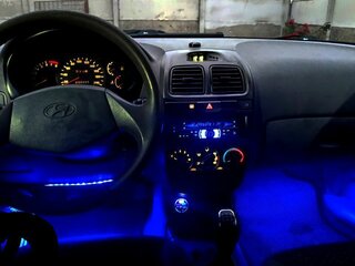 2007 Hyundai Accent ТагАЗ II, серебристый, 400000 рублей, вид 5