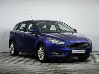 2016 Ford Focus III Рестайлинг, синий, 810777 рублей, вид 3