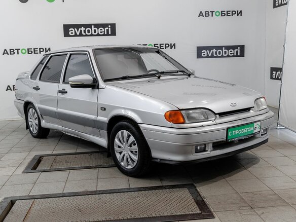 2007 Lada (ВАЗ) 2115, серебристый - вид 2