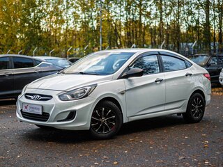 2014 Hyundai Solaris I, белый, 450000 рублей, вид 1