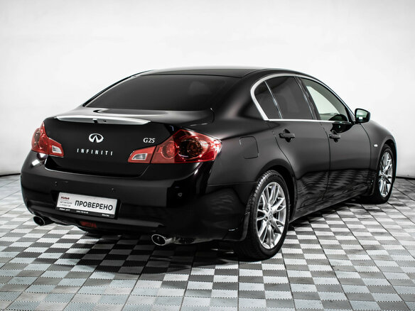2011 Infiniti G G25 IV, чёрный - вид 4