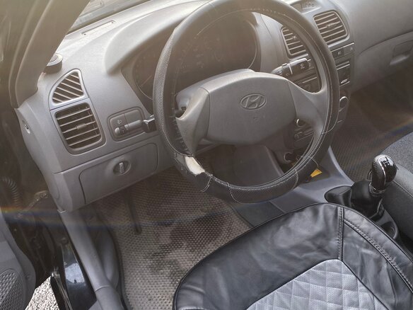 2007 Hyundai Accent ТагАЗ II, чёрный, 330000 рублей - вид 14