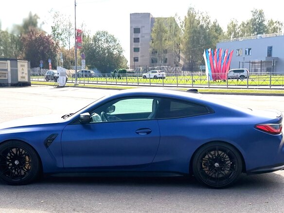 2022 BMW M4 Competition Package G82/G83, синий, 10850000 рублей - вид 5
