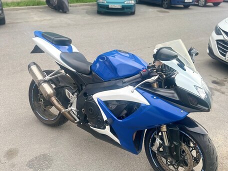 2007 Suzuki GSX-R 600, синий, 555000 рублей, вид 2