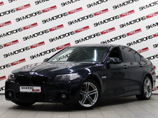 2016 BMW 5 серии 520i VI (F10/F11/F07) Рестайлинг, чёрный, 1780850 рублей, вид 5