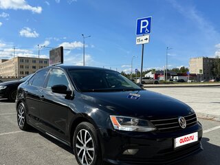 2016 Volkswagen Jetta VI Рестайлинг, чёрный, 1145000 рублей, вид 2