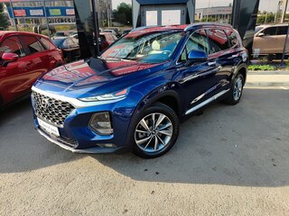 2019 Hyundai Santa Fe IV, синий, 2600000 рублей, вид 1