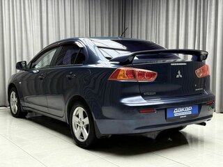 2008 Mitsubishi Lancer X, синий, 689000 рублей, вид 4