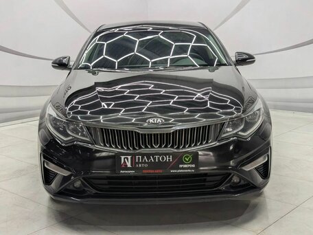 2019 Kia Optima IV Рестайлинг, чёрный, 1829000 рублей, вид 2