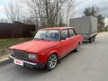 1987 Lada (ВАЗ) 2107, красный