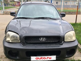 2004 Hyundai Santa Fe I, чёрный, 240000 рублей, вид 3