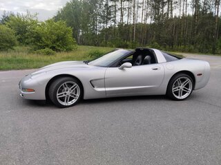 2001 Chevrolet Corvette C5, серебристый, 4050000 рублей, вид 3