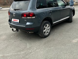 2008 Volkswagen Touareg I Рестайлинг, голубой, 1050000 рублей, вид 4