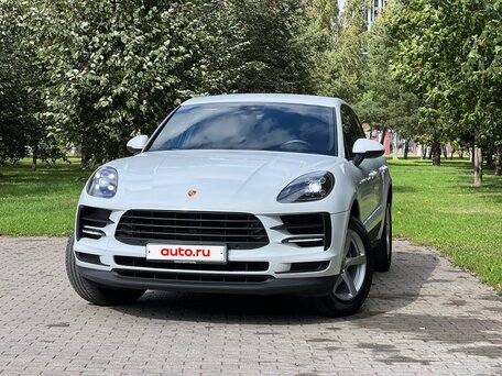 2021 Porsche Macan I Рестайлинг, белый, вид 3