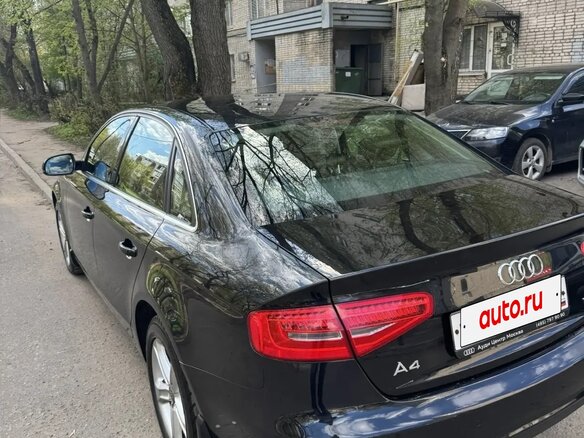 2014 Audi A4 IV (B8) Рестайлинг, чёрный, 1550000 рублей - вид 5
