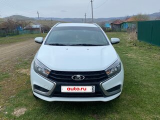 2019 Lada (ВАЗ) Vesta SW I, белый, 800000 рублей, вид 2