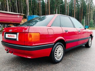 1987 Audi 80 IV (B3), красный, 390000 рублей, вид 3