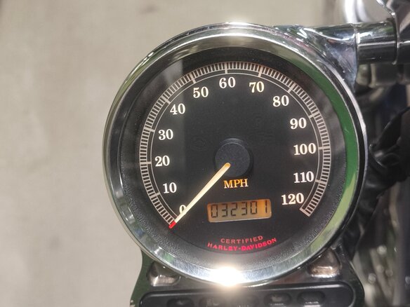 2003 Harley-Davidson XL1200, синий, 850000 рублей - вид 19