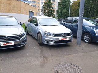 2014 Volkswagen Passat B7, серебристый, 1350000 рублей, вид 2