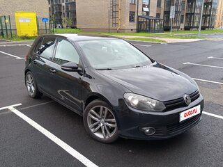 2012 Volkswagen Golf VI, чёрный, 550000 рублей, вид 5