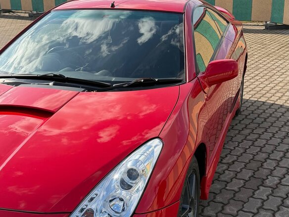 2002 Toyota Celica VII (T230) Рестайлинг, красный, 750000 рублей - вид 2