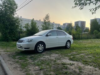 2002 Toyota Corolla IX (E120, E130), белый, 450000 рублей, вид 4