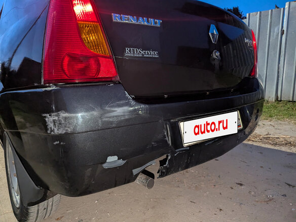 2009 Renault Logan I, чёрный, 310000 рублей - вид 8