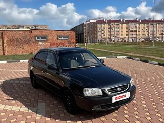 2007 Hyundai Accent ТагАЗ II, чёрный, 410000 рублей, вид 5