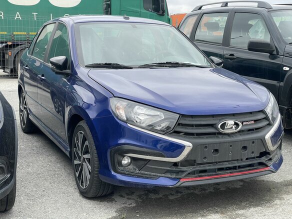 2025 Lada (ВАЗ) Granta Sport I Рестайлинг, синий, 1657000 рублей - вид 2