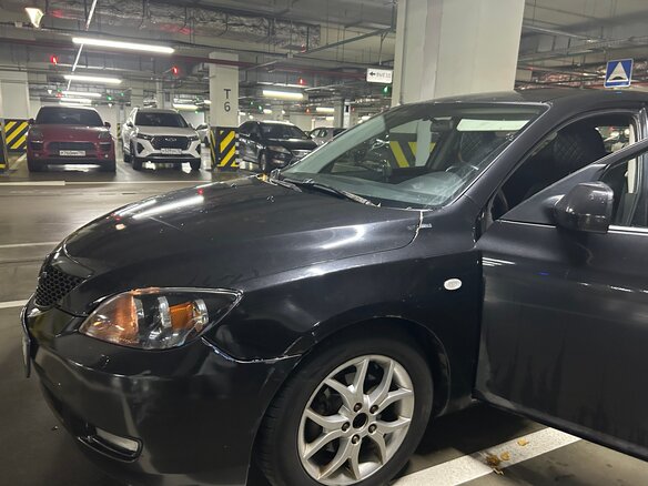 2006 Mazda 3 I (BK) Рестайлинг, чёрный, 400000 рублей - вид 9