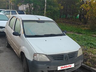 2005 Renault Logan I, белый, 124999 рублей, вид 3