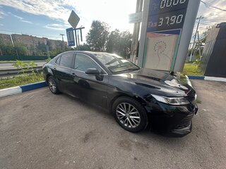 2019 Toyota Camry VIII (XV70), чёрный, 1600000 рублей, вид 4