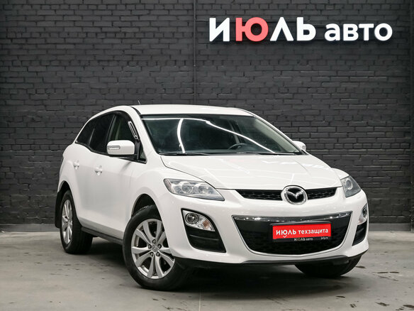 2010 Mazda CX-7 I Рестайлинг, белый, 800000 рублей - вид 3