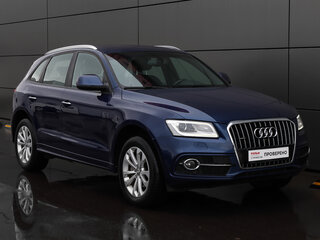 2015 Audi Q5 I (8R) Рестайлинг, синий, 1898000 рублей, вид 3