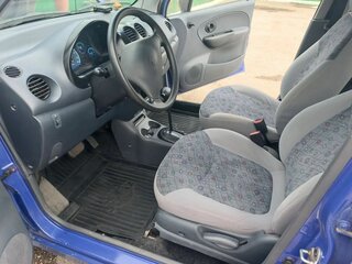 2007 Daewoo Matiz I Рестайлинг, синий, 370000 рублей, вид 4