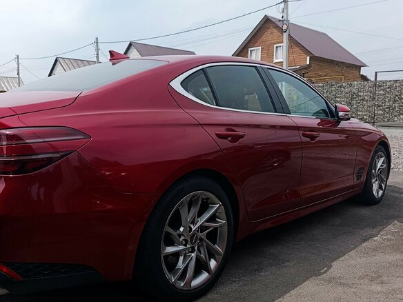 2020 Genesis G70 I Рестайлинг, красный, 3200000 рублей - вид 4