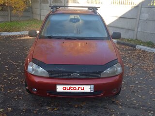 2009 Lada (ВАЗ) Kalina I, красный, 105000 рублей, вид 1