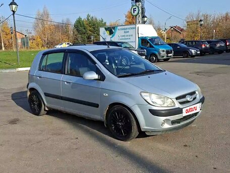 2006 Hyundai Getz I Рестайлинг, серебристый, 485000 рублей, вид 3