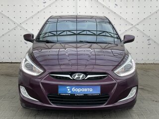 2013 Hyundai Solaris I, фиолетовый, 955000 рублей, вид 3