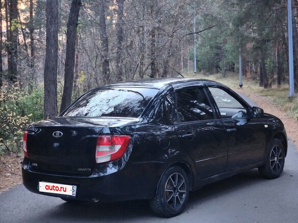 2012 Lada (ВАЗ) Granta I, чёрный, 109999 рублей - вид 10