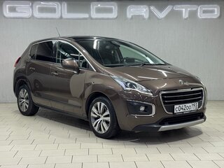2014 Peugeot 3008 I Рестайлинг, коричневый, 850000 рублей, вид 3