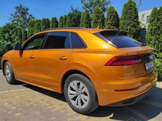 2019 Audi Q8 55 TFSI I (4M), оранжевый, 3650000 рублей, вид 4