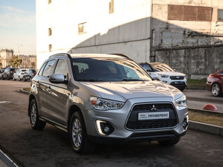 2014 Mitsubishi ASX I Рестайлинг, серебристый, 929777 рублей, вид 5