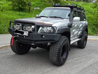 2007 Nissan Patrol V (Y61) Рестайлинг, серебристый, 3620000 рублей, вид 2